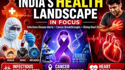 India’s Health Landscape in Focus: Infectious Disease Alerts, Cancer Breakthroughs and Rising Heart Risks