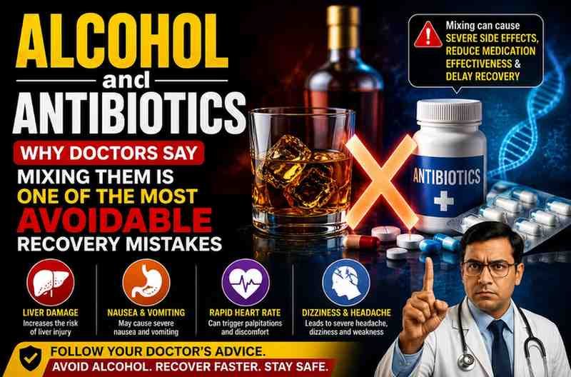 Alcohol and Antibiotics: Why Doctors Say Mixing Them Is One of the Most Avoidable Recovery Mistakes
