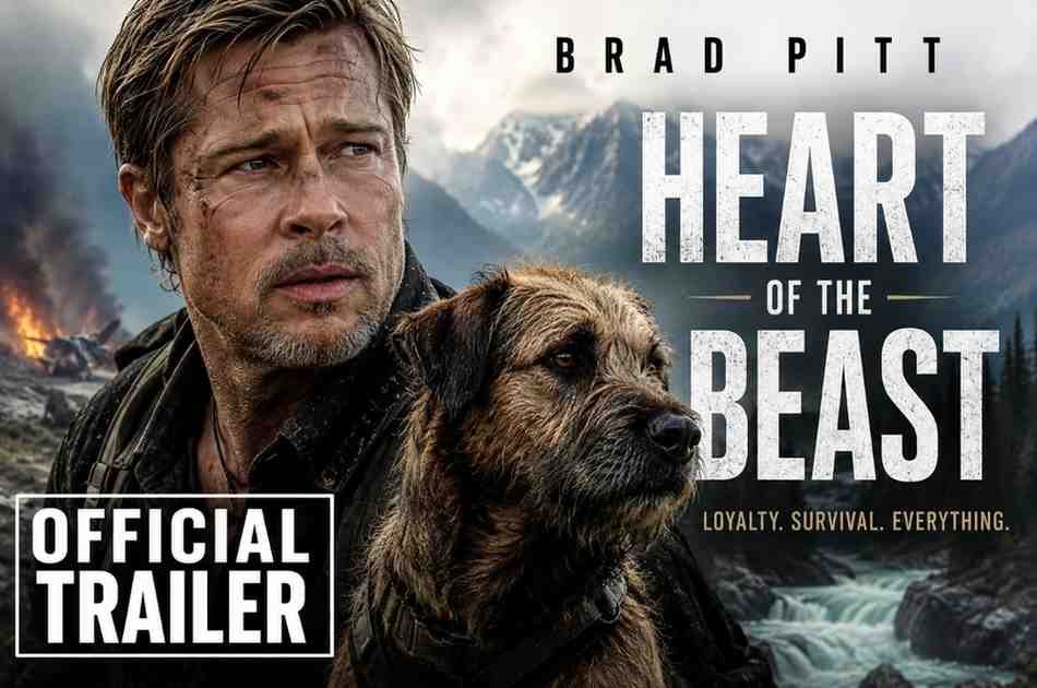 Heart of the Beast’ Trailer: Brad Pitt and His Combat Dog Battle the Wilderness in an Emotional Survival Drama
