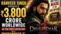 Box Office Milestone: Ranveer Singh Surpasses ₹3,800 Crore Worldwide in the Post-COVID Era With ‘Dhurandhar 2