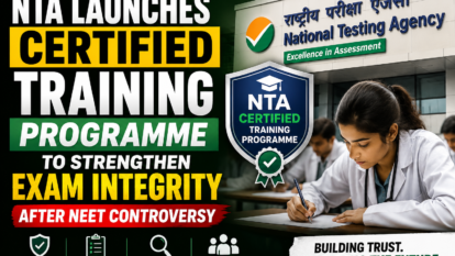 NTA Launches Certified Training Programme to Strengthen Exam Integrity After NEET Controversy NTA Launches Certified Training Programme to Strengthen Exam Integrity After NEET Controversy