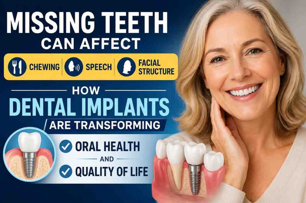 Missing Teeth Can Affect Chewing, Speech and Facial Structure: How Dental Implants Are Transforming Oral Health and Quality of Life