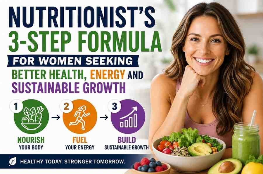 Nutritionist’s 3-Step Formula for Women Seeking Better Health, Energy and Sustainable Growth