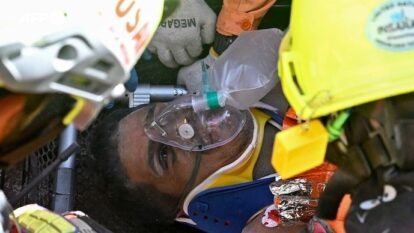 Camera captures Hernan Gil Flores trapped beneath earthquake rubble Camera captures Hernan Gil Flores trapped beneath earthquake rubble