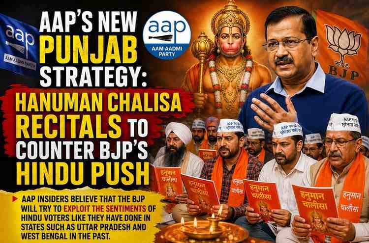 AAP's new Punjab strategy: Hanuman Chalisa recitals to counter BJP's Hindu push