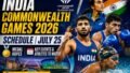 India Commonwealth Games 2026 Schedule July 25: Medal Hopes, Key Events and Athletes to Watch in Glasgow