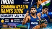 India Commonwealth Games 2026 Schedule July 25: Medal Hopes, Key Events and Athletes to Watch in Glasgow