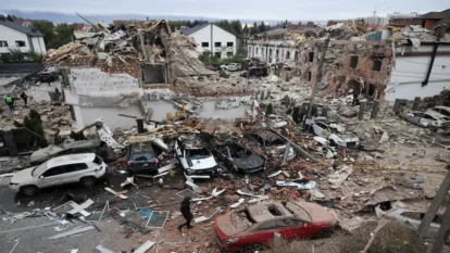 Russia's overnight missile and drone attack on Kyiv kills eight Russia's overnight missile and drone attack on Kyiv kills eight