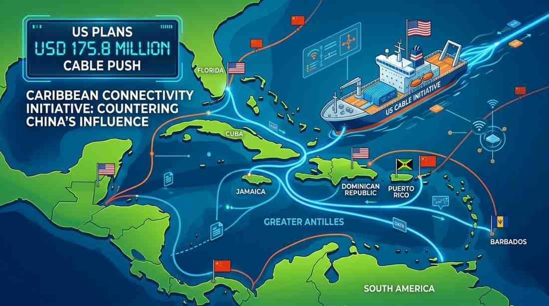 US plans USD 175.8 million cable push in Caribbean to counter China