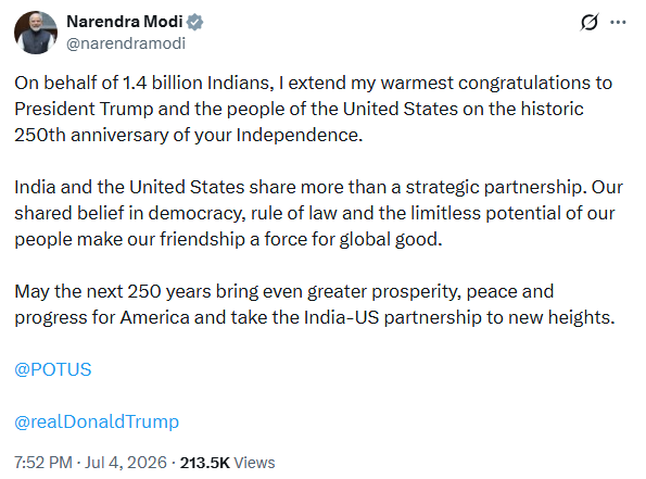 Modi-Trump have many similarities, says US ambassador.