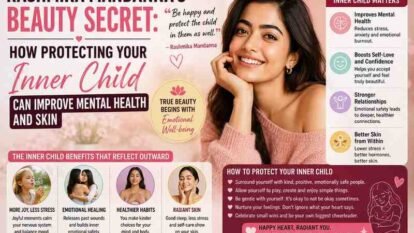 Rashmika Mandanna’s Beauty Secret: How Protecting Your Inner Child Can Improve Mental Health and Skin Rashmika Mandanna’s Beauty Secret: How Protecting Your Inner Child Can Improve Mental Health and Skin