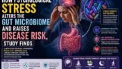 How Psychological Stress Alters the Gut Microbiome and Raises Disease Risk: What a New Study Reveals