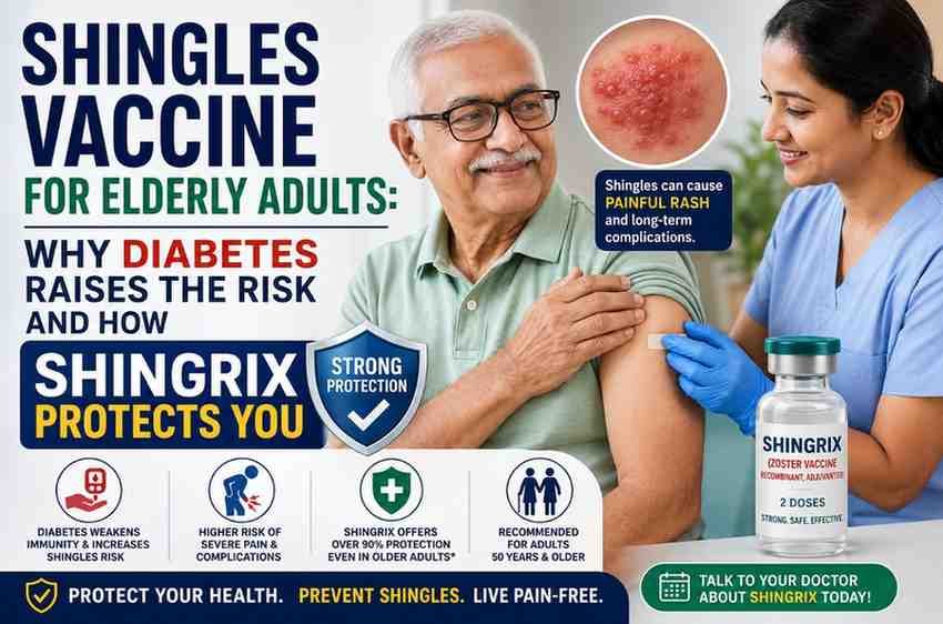 Shingles Vaccine for Elderly Adults: Why Diabetes Raises the Risk and How Shingrix Protects You