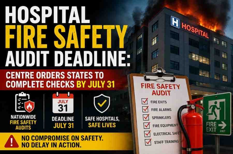 Hospital Fire Safety Audit Deadline: Centre Orders States to Complete Checks by July 31
