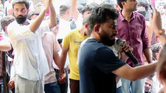 Abhijeet Dipke Inked at Jantar Mantar During Hunger Strike After Sonam Wangchuk's Removal