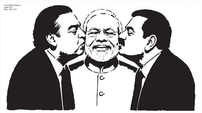 How Street Artist Tyler’s Stencil Became a Protest Symbol in India’s NEET Movement