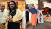 Ram Charan Visits Coimbatore Temple After Wrist Surgery: Actor Seeks Blessings with Upasana Konidela