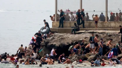 Ceuta Migrant Crisis 2026: Around 49,000 Migrants Enter Spanish Enclave as Spain Deploys Troops Ceuta Migrant Crisis 2026: Around 49,000 Migrants Enter Spanish Enclave as Spain Deploys Troops