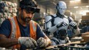 AI, robot, workers training robot,