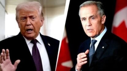 Donald Trump Mark Carney Donald Trump Mark Carney