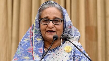 Former Bangladesh Prime Minister Sheikh Hasina