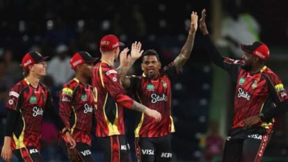 Sunil Narine Stars as Trinbago Knight Riders Beat Patriots by 19 Runs in CPL Opener Sunil Narine Stars as Trinbago Knight Riders Beat Patriots by 19 Runs in CPL Opener