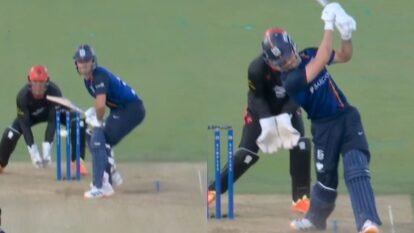 Dewald Brevis Smashes 97-Metre No-Look Six at Lord’s in The Hundred Dewald Brevis Smashes 97-Metre No-Look Six at Lord’s in The Hundred