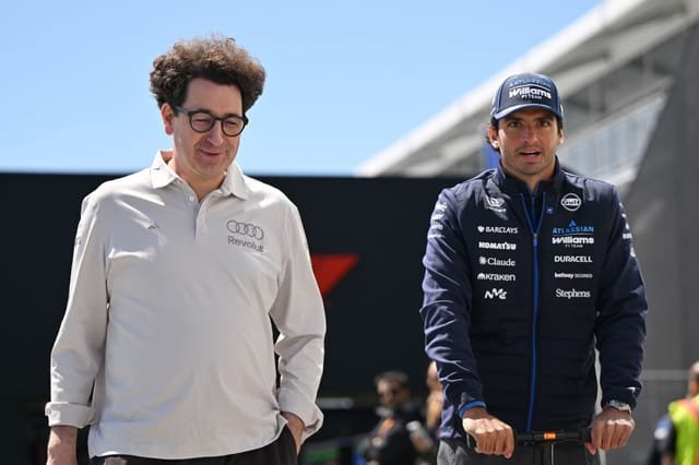 Audi Responds to Carlos Sainz Rumors as Mattia Binotto Backs Current F1 Lineup