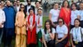Radhika Merchant Yellow Kurta, Nita Ambani Red Look Steal the Show at Independence Day Celebration in London