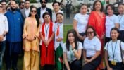 Radhika Merchant Yellow Kurta, Nita Ambani Red Look Steal the Show at Independence Day Celebration in London