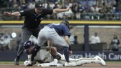 Jake Bauers-Cal Raleigh Collision Sparks MLB Debate in Brewers’ 22-0 Rout