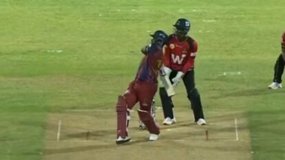 WATCH: Evin Lewis Smashes Massive Six Out of Stadium in CPL