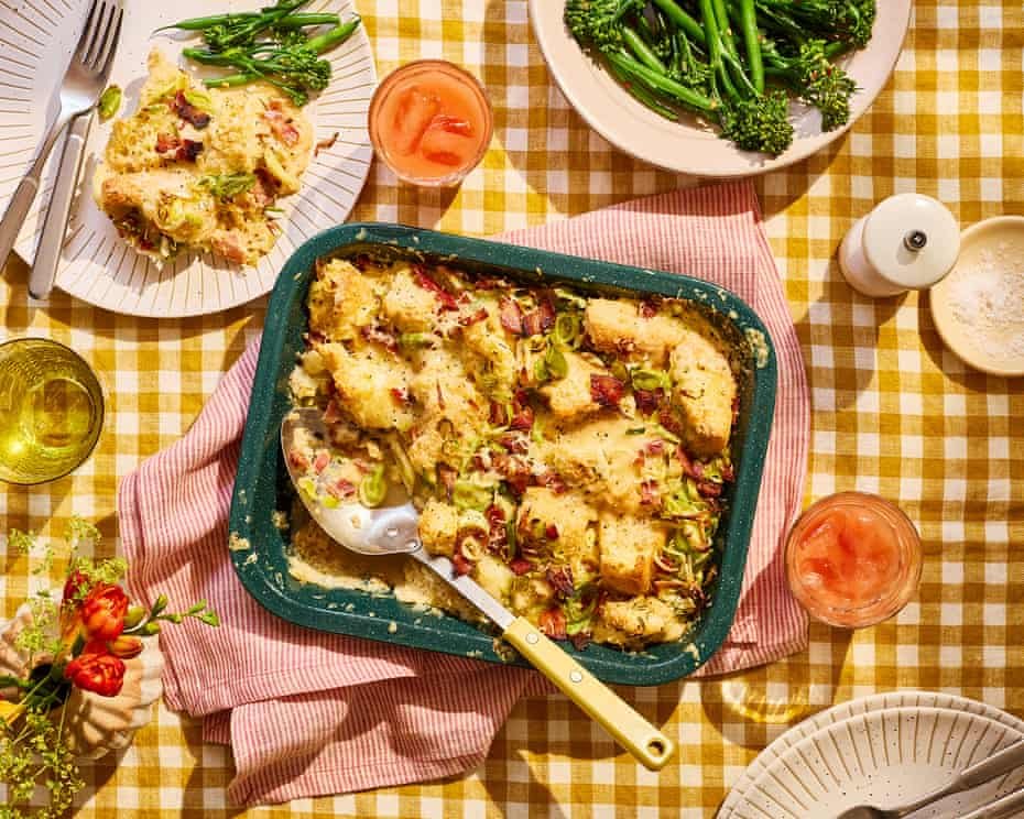 Leek, Bacon and Focaccia Breakfast Bake: A Welsh-Inspired Recipe With a Modern Twist