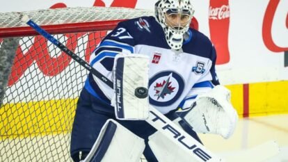 Connor Hellebuyck Trade Request Draws Criticism From Wilbon & Isola