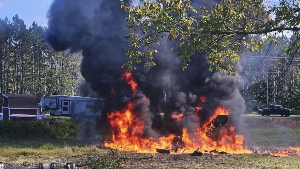 F-16 fighter jet crashes during training in Michigan; pilot ejects safely