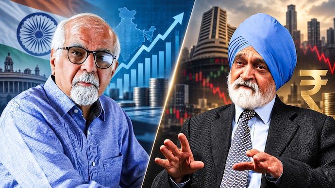montek singh ahluwalia surjit bhalla neelkanth mishra rajdeep sardesai roundtable gdp growth rate numbers