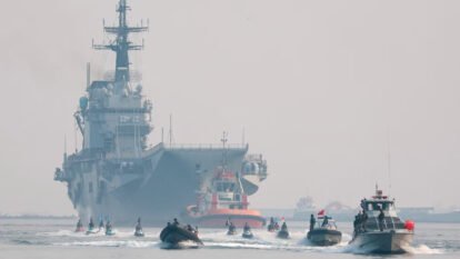 Indonesia Aircraft Carrier KRI Gajah Mada Arrives Indonesia Aircraft Carrier KRI Gajah Mada Arrives
