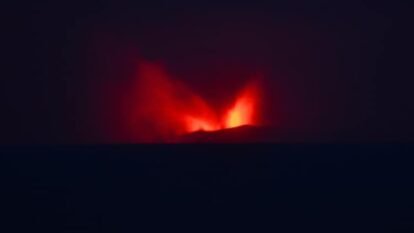 residents and visitors were warned to stay at least 3 kilometres (1.9 miles) from the volcano’s active crater residents and visitors were warned to stay at least 3 kilometres (1.9 miles) from the volcano’s active crater