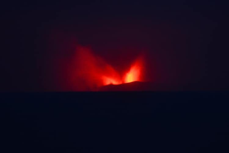 residents and visitors were warned to stay at least 3 kilometres (1.9 miles) from the volcano’s active crater