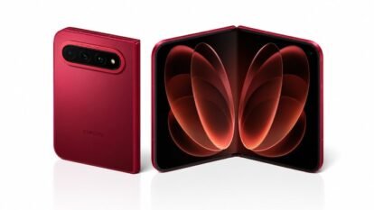 Xiaomi 18 Fold brings a wide design, an XRing O3 chip, and a cherry red finish to foldables.