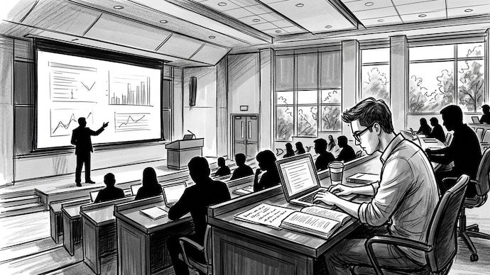 Harvard Business School isn't No. 1 for MBA: Wharton tops the list. Check fees and more (AI-generated image)