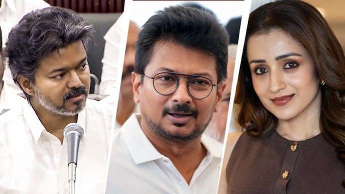 CM Vijay's 'double-meaning remarks' swipe amid row over Stalin Jr's Trisha comment