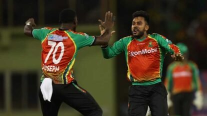 Guyana Amazon Warriors vs TKR: Mehidy Hasan’s Four Wickets Power Six-Wicket Win