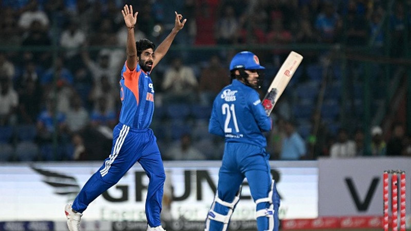 Jasprit Bumrah Reaches 350 T20 Wickets as India Beat Afghanistan