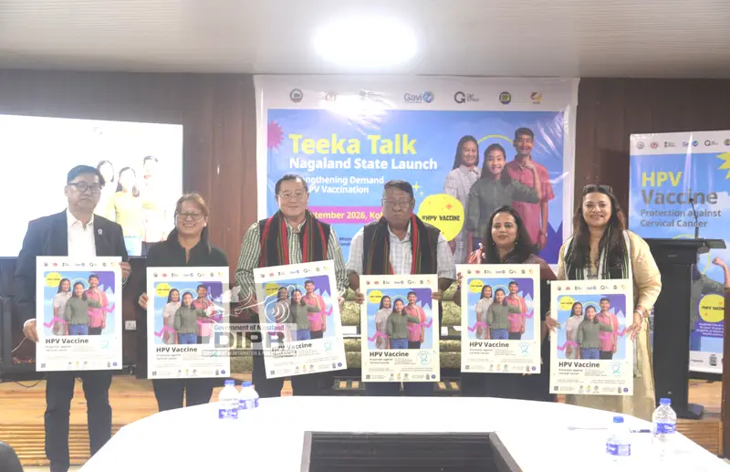 Teeka Talk Nagaland, HPV vaccination awareness Nagaland, HPV vaccine chatbot, cervical cancer awareness, HPV vaccination adolescents