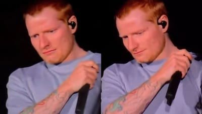 Ed Sheeran Cries On Stage Over Tour Controversy, Addresses Israel-Gaza Conflict