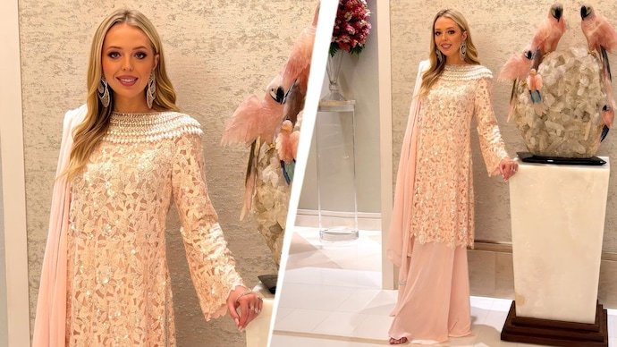Donald Trump's Daughter Tiffany Trump Channels Desi Barbie in Pink Manish Malhotra Outfit