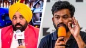 Punjab CM Bhagwant Mann and CJP's Abhijeet Dipke