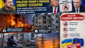 Ukraine Says Russia Violates Trump's Energy Ceasefire