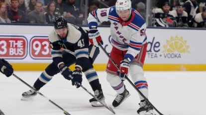 Kent Johnson Overtime Goal Gives Blue Jackets 1-0 Win